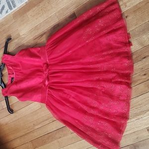 Pefect red sparkly holiday dress Fit For A Princess